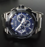 Hugo Boss Supernova Chronograph Blue Dial Silver Steel Strap Watch for Men - 1513360 Buy Now By Hugo Boss