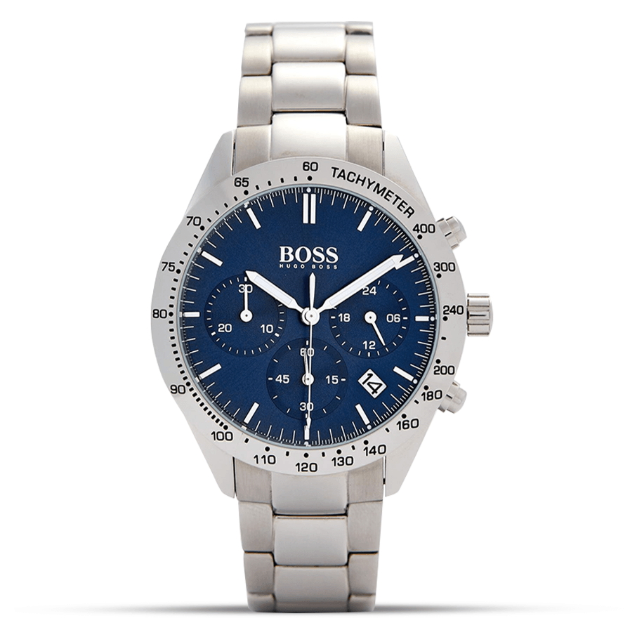 Hugo Boss Talent Blue Dial Silver Steel Strap Watch for Men - 1513582 Buy Now By Hugo Boss