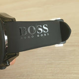 Hugo Boss Velocity Black Dial Black Rubber Strap Watch for Men - 1513720 Buy Now By Hugo Boss