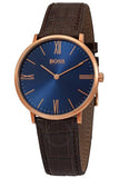 Hugo Boss Classic Jackson Blue Dial Brown Leather Strap Watch for Men - 1513458 Buy Now By Hugo Boss
