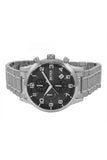 Hugo Boss Aeroliner Black Dial Silver Steel Strap Watch for Men - 1513181 Buy Now By Hugo Boss