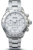 Hugo Boss Ikon Chronograph White Dial Silver Steel Strap Watch for Men - 1512962 Buy Now By Hugo Boss