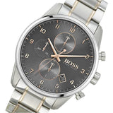 Hugo Boss Skymaster Grey Dial Two Tone Steel Strap Watch for Men - 1513789 Buy Now By Hugo Boss