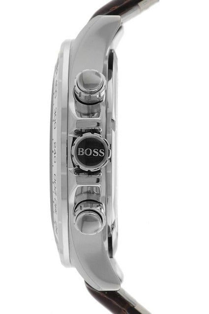 Hugo Boss Ikon Black Dial Black Leather Strap Watch for Men - 1513178 Buy Now By Hugo Boss