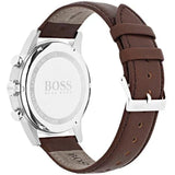 Hugo Boss Navigator Grey Dial Brown Leather Strap Watch for Men - 1513494 Buy Now By Hugo Boss