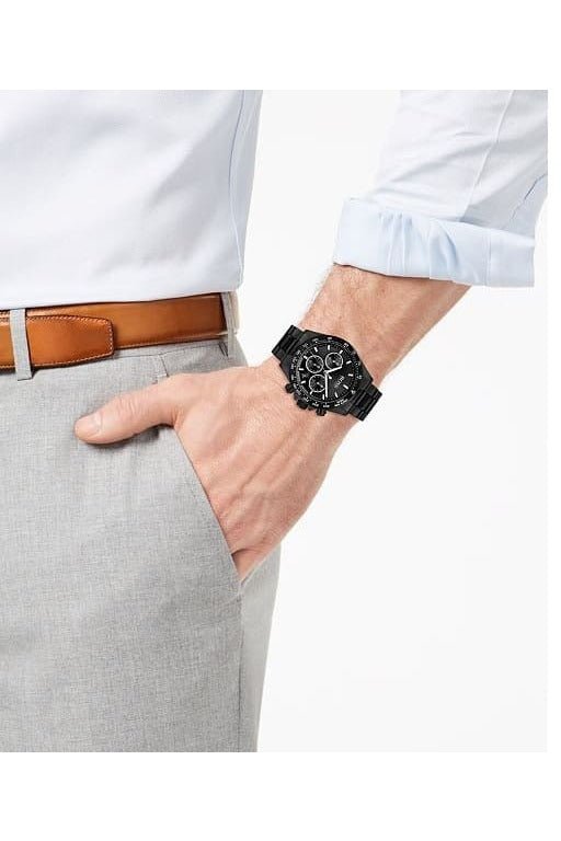 Hugo Boss Hero Black Dial Black Steel Strap Watch for Men - 1513754 Buy Now By Hugo Boss