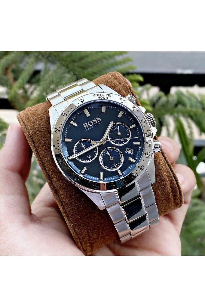 Hugo Boss Hero Sport Blue Dial Silver Steel Strap Watch for Men - 1513755 Buy Now By Hugo Boss