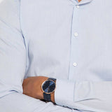 Hugo Boss Jackson Blue Dial Black Leather Strap Watch for Men - 1513371 Buy Now By Hugo Boss