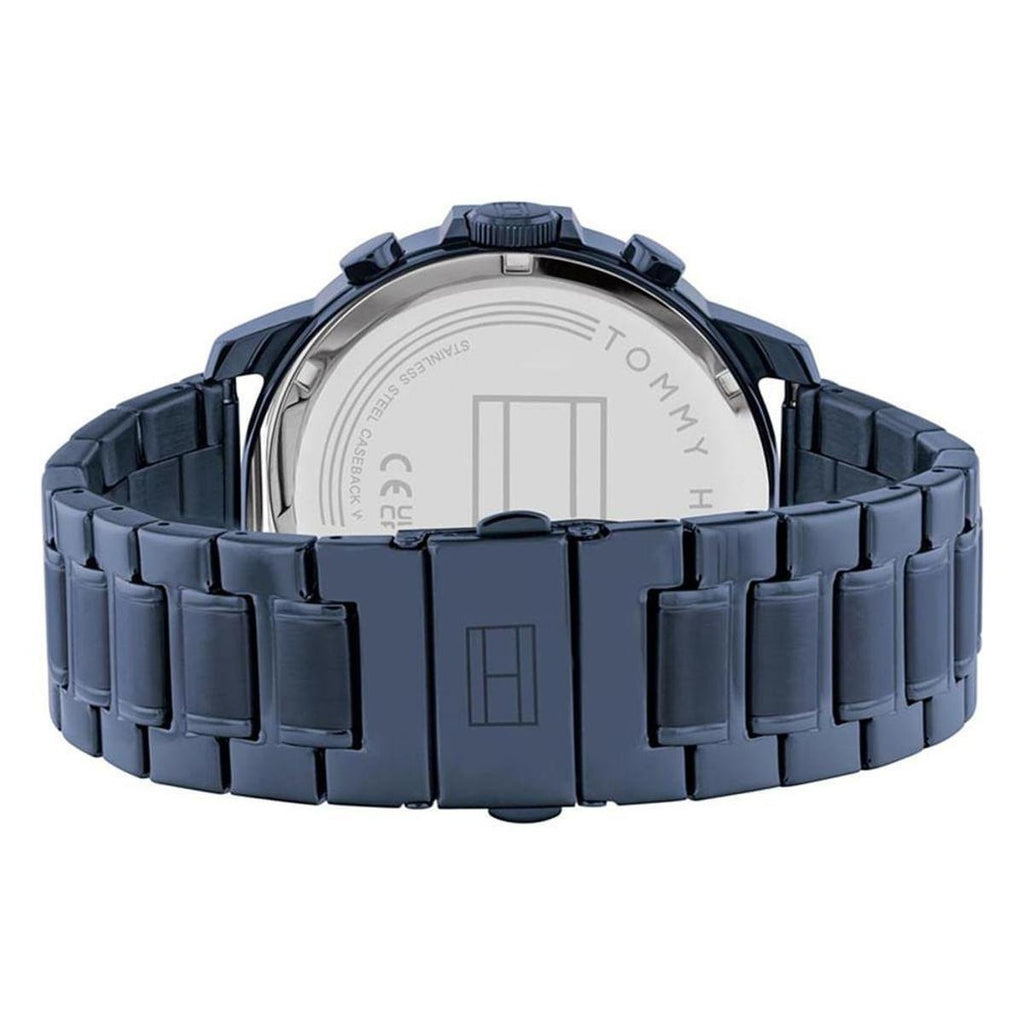Tommy Hilfiger Luca Chronograph Grey Dial Blue Steel Strap Watch For Men - 1710493 Buy Now By Tommy Hilfiger