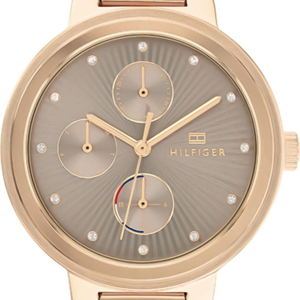 Tommy Hilfiger Joy Chronograph Gold Dial Gold Steel Strap Watch For Women - 1782533 Buy Now By Tommy Hilfiger