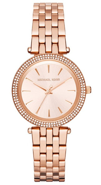 Michael Kors Darci Rose Gold Dial Rose Gold Steel Strap Watch for Women - MK3431 Buy Now By Michael Kors