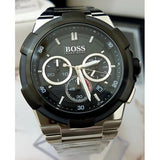 Hugo Boss Supernova Chronograph Black Dial Silver Steel Strap Watch for Men - 1513359 Buy Now By Hugo Boss