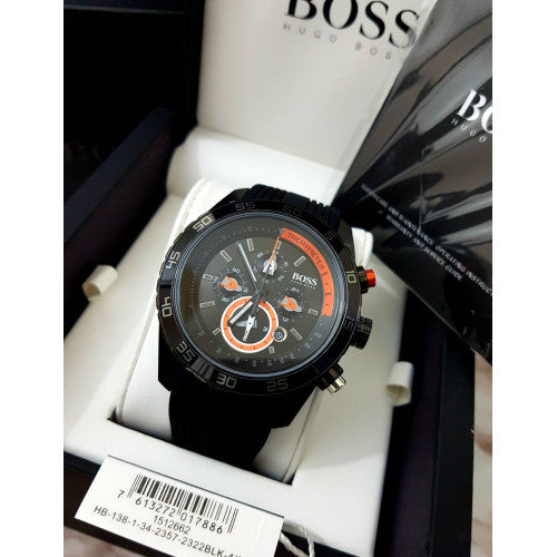 Hugo Boss Motorsport Special Edition Black Dial Black Rubber Strap Watch For Men - HB1512662 Buy Now By Hugo Boss