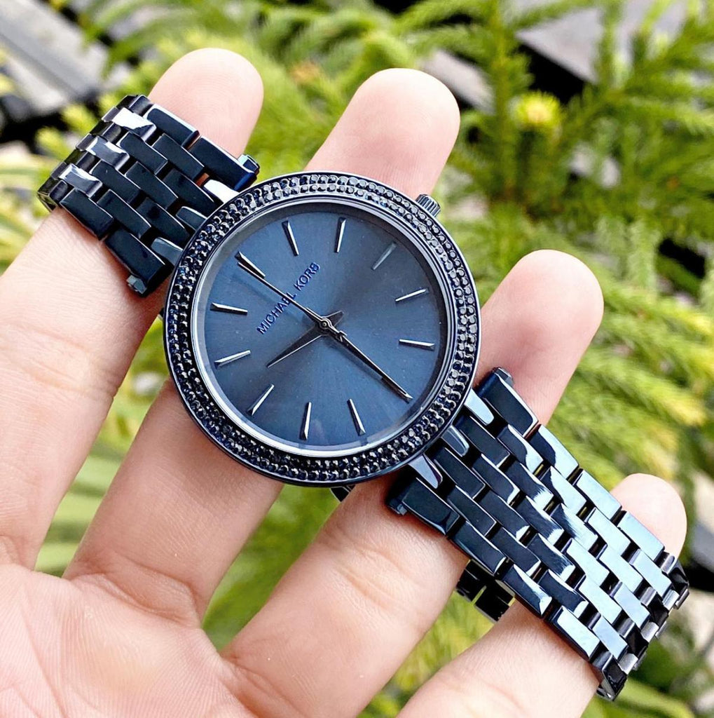 Michael Kors Darci Blue Dial Blue Steel Strap Watch for Women - MK3417 Buy Now By Michael Kors