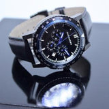 Burberry The City Chronograph Black Dial Black Rubber Strap Watch For Men - BU9806 Buy Now By Burberry