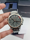 Tommy Hilfiger Mason Grey Dial Grey Steel Strap Watch for Men - 1791790 Buy Now By Tommy Hilfiger