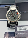 Tommy Hilfiger Mason Grey Dial Grey Steel Strap Watch for Men - 1791790 Buy Now By Tommy Hilfiger