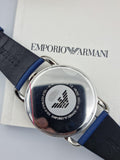 Emporio Armani Aviator Quartz Blue Dial Blue Leather Strap Watch For Men - AR11335 Buy Now By Emporio Armani