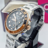 Fossil FB-03 Chronograph Black Dial Silver Steel Strap Watch for Men - FS5768 Buy Now By Fossil