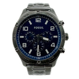 Fossil Brox Multifunction Blue Dial Grey Steel Strap Watch for Men - BQ2798 Buy Now By Fossil