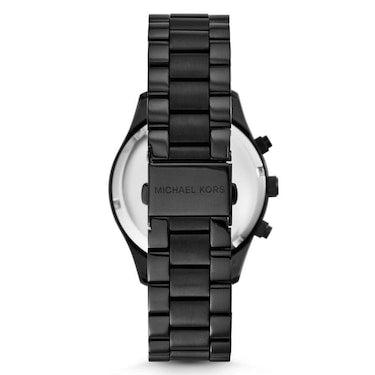 Michael Kors Wren Chronograph Gold Dial Black Steel Strap Watch for Women - MK5961 Buy Now By Michael Kors