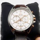 Hugo Boss Driver Quartz Silver Dial Brown Leather Strap Watch For Men - HB1512881 Buy Now By Hugo Boss