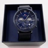 Tommy Hilfiger Evan Blue Dial Blue Mesh Bracelet Watch for Men - 1710397 Buy Now By Tommy Hilfiger