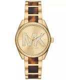 Michael Kors Janelle Quartz Gold Dial Two Tone Steel Strap Watch For Women - MK4730 Buy Now By Michael Kors