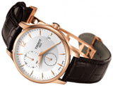 Tissot T Classic Tradition Chronograph White Dial Brown Leather Strap Watch For Men - T063.617.36.037.00 Buy Now By Tissot