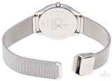 Calvin Klein Minimal Silver Dial Silver Mesh Bracelet Watch for Men - K3M21126 Buy Now By Calvin Klein