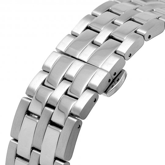 Versace Greca Time Quartz Black Dial Silver Steel Strap Watch For Men - VE3K00322 Buy Now By Versace