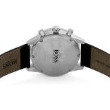 Hugo Boss Aero Chronograph Black Dial Black Leather Strap Watch for Men - 1513770 Buy Now By Hugo Boss