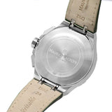 Maurice Lacroix Aikon Chronograph Black Dial Green Leather Strap Watch for Men - AI1018-PVB21-330-1 Buy Now By Maurice Lacroix