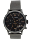 Maserati Epoca Chronograph Black Dial Black Mesh Strap Watch For Men - R8873618013 Buy Now By Maserati