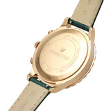 Swarovski Octea Lux Chrono Emerald Green Dial Green Leather Strap Watch for Women - 5452498 Buy Now By Swarovski