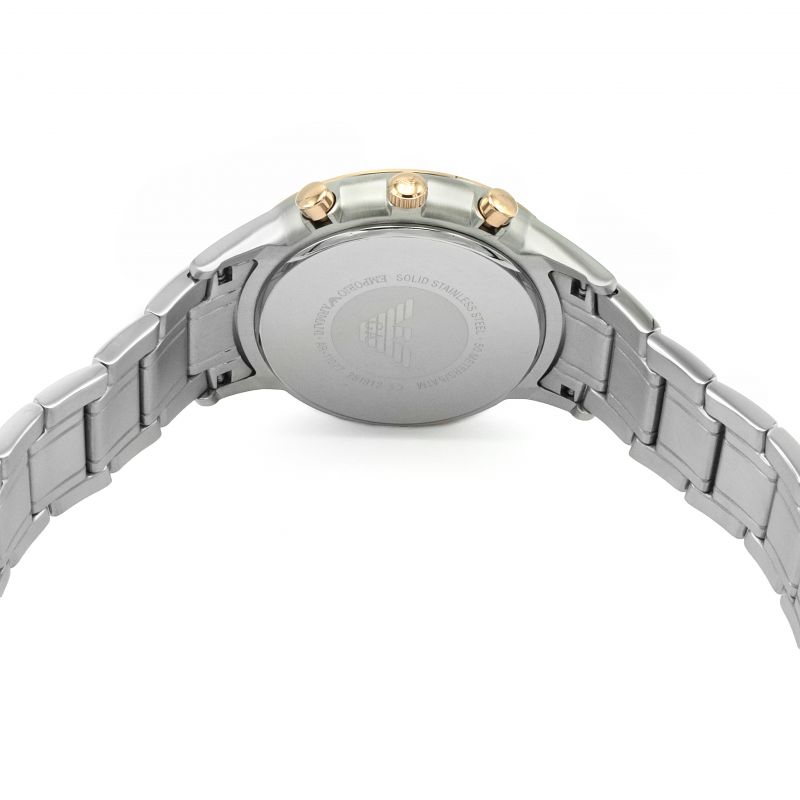 Emporio Armani Renato Gray Dial Gray Steel Strap Watch For Men - AR11077 Buy Now By Emporio Armani