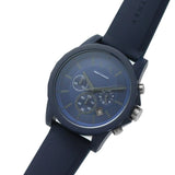Armani Exchange Outerbanks Chronograph Blue Dial Blue Silicone Strap Watch For Men - AX7128 Buy Now By Armani Exchange