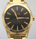 Armani Exchange Nico Analog Black Dial Gold Steel Strap Watch For Men - AX2328 Buy Now By Armani Exchange