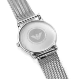 Emporio Armani Luigi Quartz Grey Dial Silver Mesh Bracelet Watch For Men - AR11069 Buy Now By Emporio Armani