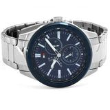 Tommy Hilfiger Austin Blue Dial Silver Steel Strap Watch for Men - 1791640 Buy Now By Tommy Hilfiger