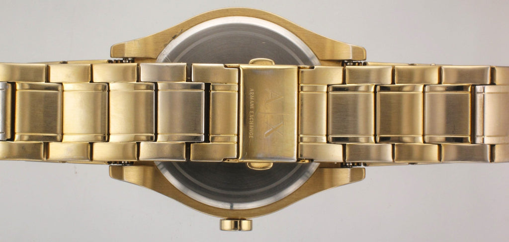 Armani Exchange Nico Analog Black Dial Gold Steel Strap Watch For Men - AX2328 Buy Now By Armani Exchange