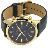 Fossil Townsman Chronograph Green Dial Green Leather Strap Watch for Men - FS5599 Buy Now By Fossil