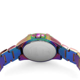 Guess Lady Frontier Diamonds Silver Dial Multicolor Steel Strap Watch for Women - GW0044L1 Buy Now By Guess