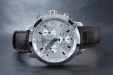 Tissot PRC 200 Chronograph Silver Dial Brown Leather Strap Watch For Men - T055.417.16.037.00 Buy Now By Tissot