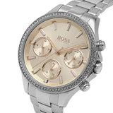 Hugo Boss Hera Rose Pink Dial Silver Steel Strap Watch for Women - 1502565 Buy Now By Hugo Boss