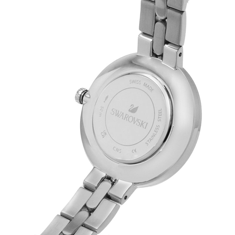 Swarovski Cosmopolitan Diamond Powder Silver Dial Silver Steel Strap Watch for Women - 5517807 Buy Now By Swarovski