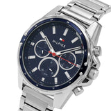 Tommy Hilfiger Mason Quartz Blue Dial Silver Steel Strap Watch for Men - 1791788 Buy Now By Tommy Hilfiger