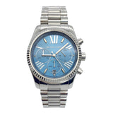 Michael Kors Lexington Chronograph Blue Dial Silver Steel Strap Watch For Women - MK5887 Buy Now By Michael Kors