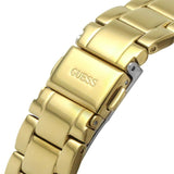 Guess Luna Diamonds Black Dial Gold Steel Strap Watch for Women - GW0307L2 Buy Now By Guess