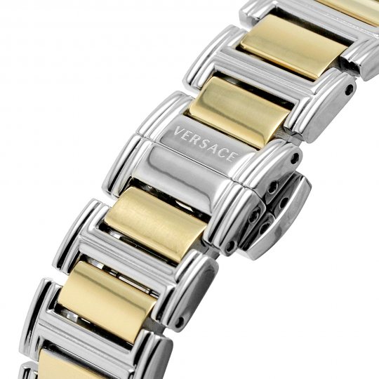 Versace Virtus Quartz White Dial Two Tone Steel Strap Watch For Women - VET300721 Buy Now By Versace